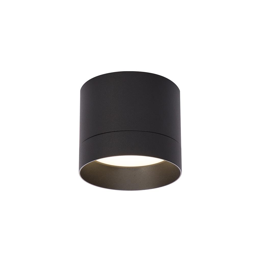 Spot Sufitowy Nowoczesny Czarny 7 Cm Okrągły Ø8.2Cm 1Xgx53 7W Kendal Light Prestige