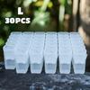 15pcs Self Watering Plant Pots Mini Seedlings Pots Flowerpot Translucent Plastic Planters Plant Propagation Pot with Reservoir