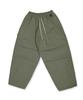Deuneiji Balloon Double-Pleat Wide Low Pocket Pants Khaki 0353