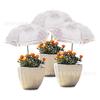 Popular Plant Sunshade Flower Potted Plant Sunscreen Umbrella Heat Insulation Outdoor Plant Floor Insert Umbrella Company