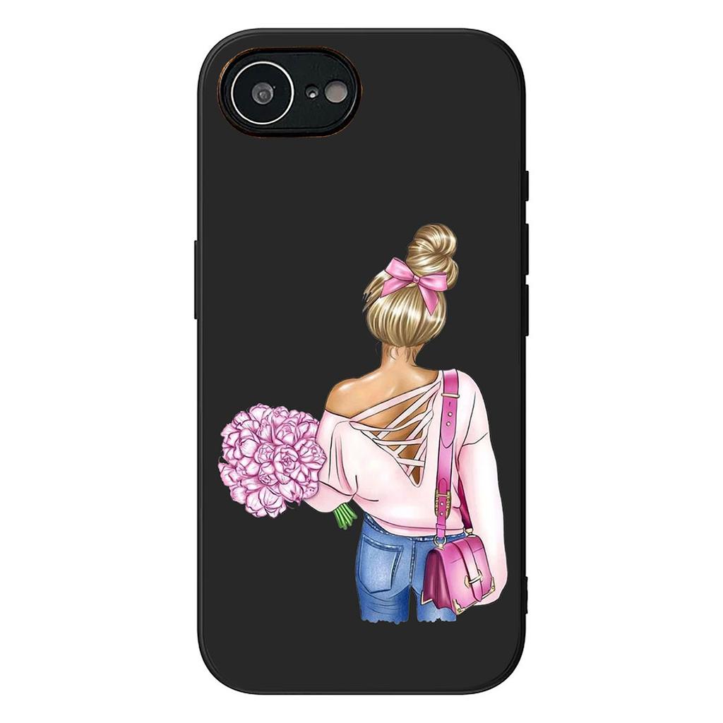 Family Boy Woman Baby Girl Mom Phone Case for Samsung Galaxy A06 A05 A14 A50 A51 A52 A12 A13 A23 A70 A07 A25 A26 A72 A56 Cover