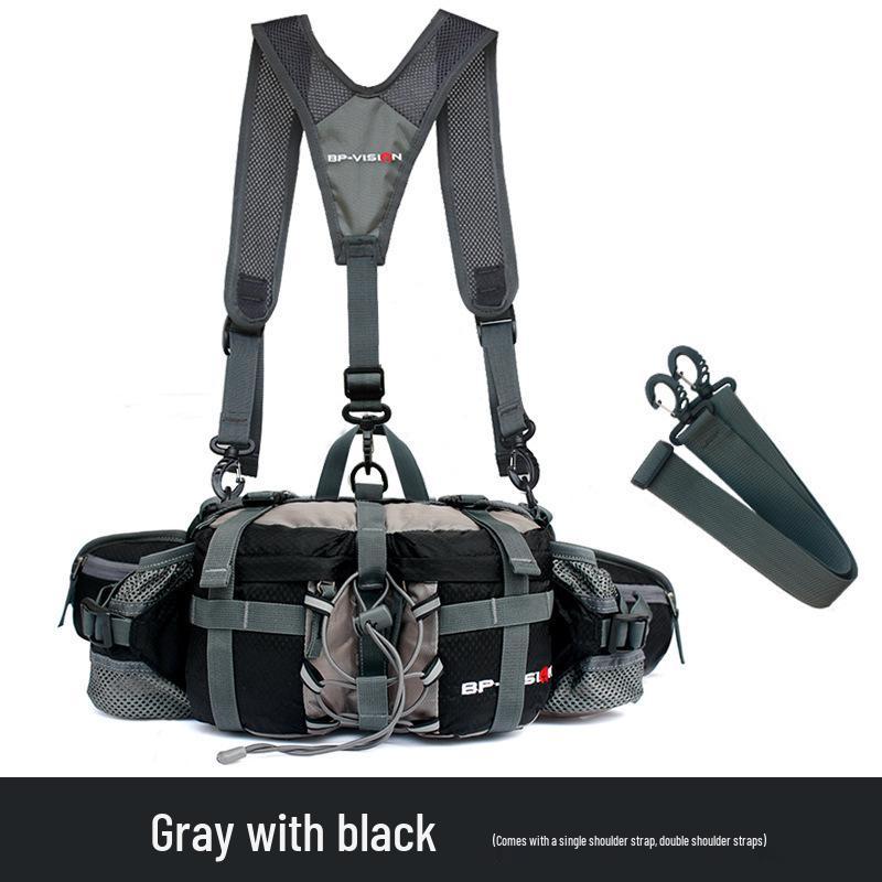 2025 Multifunctional Outdoor Waist Bag for Hiking, Climbing, and Cycling – Unisex Water Bottle Backpack