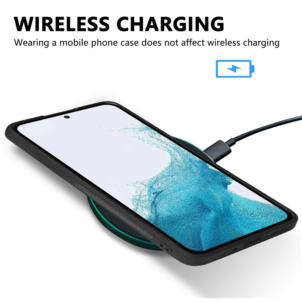 For Samsung Galaxy A54 5G Carbon Fiber Texture PU Leather Coated TPU Protective Case Anti-scratch Cell Phone Cover