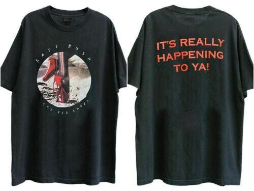 

90s Kate Bush the Red Shoes Black Short Sleeve Cotton T-shirt Unisex Unisex T-Shirt XXXXL