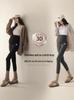 High Waist Maternity Leggings - Velvet-Lined, Slimming, Warm Yoga Pants for Spring & Autumn