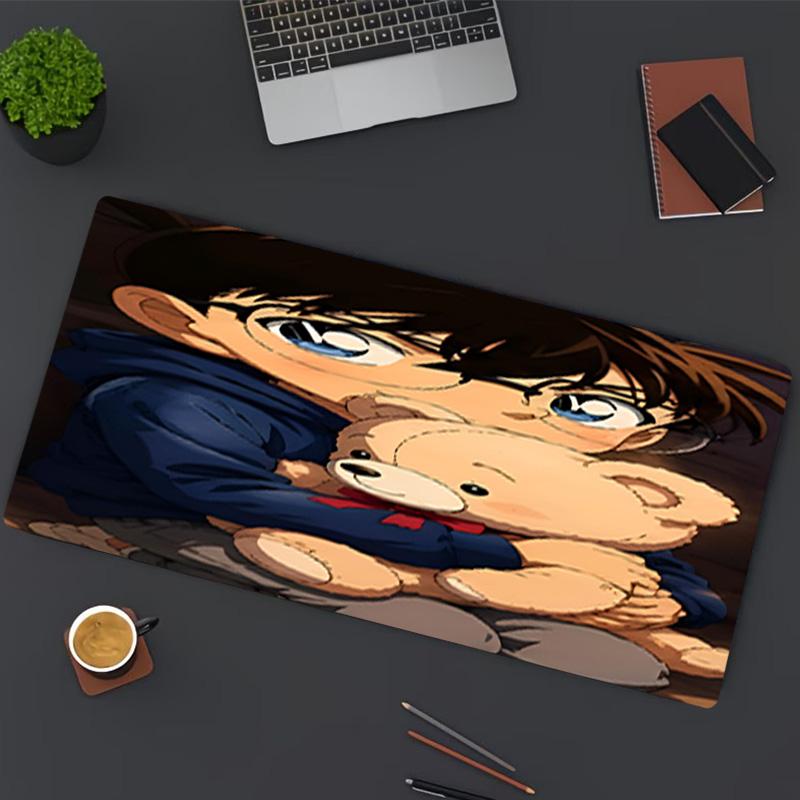 Detective Conan Print Mouse Pad, for Keyboard Pad Laptop PC Mat for Office Home Use, Desk Decor, Perfect Birthday Gift for Gamers