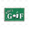 Vintage Golf Art Poster Tin Sign Retro Basketball Life Lessons Metal Signs for Gym Club Man Cave Wall Decor Plaques