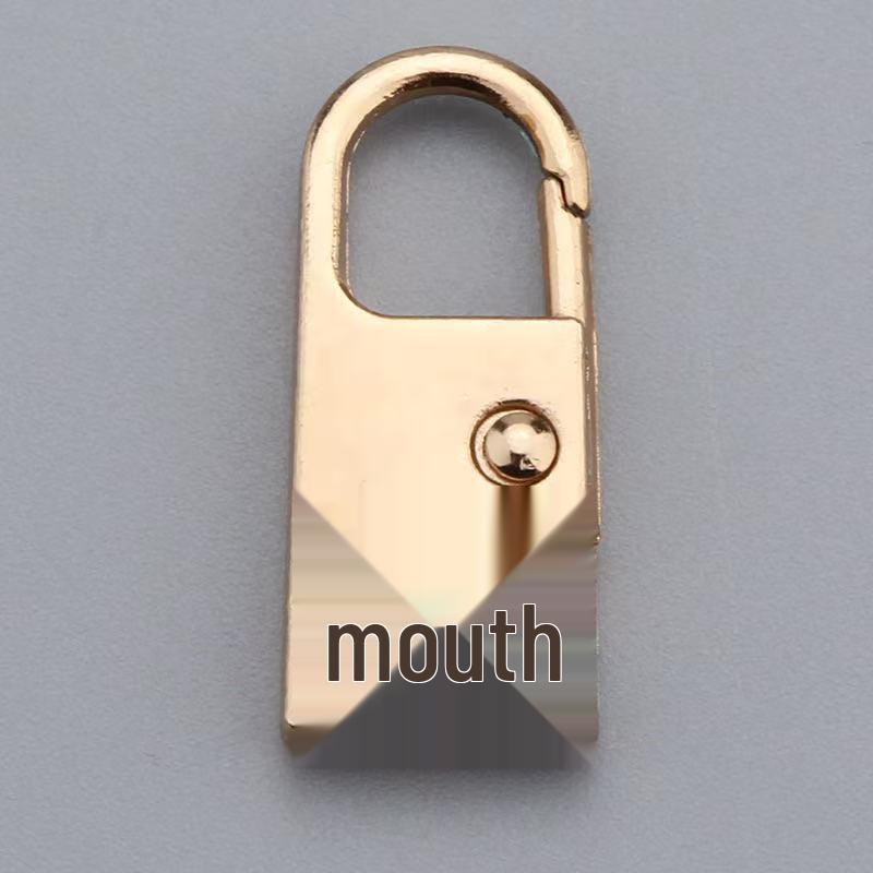 Kovový odnímatelný přívěsek na zip: Univerzální náhradní taháček na zip pro batohy a oblečení