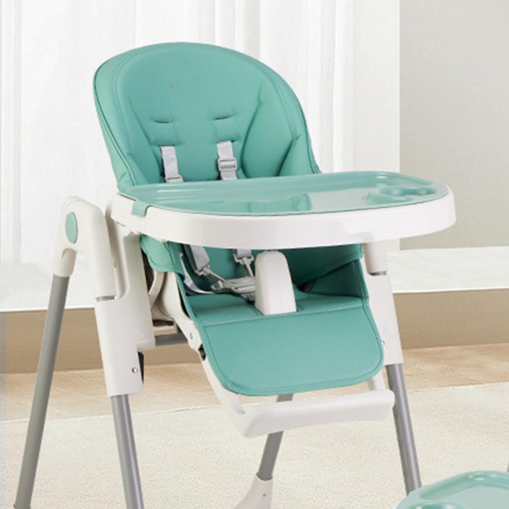 Wasserdichter PU-Leder Baby Stuhlbezug Essstuhl Sitzkissen für Hochstühle Bequem und Schützend