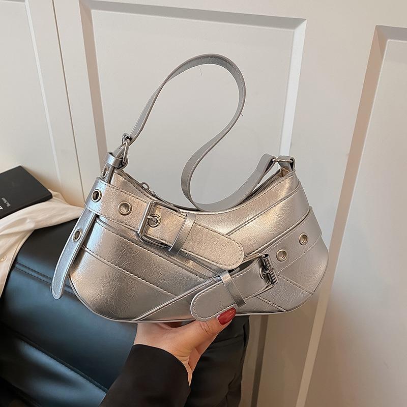 Niche Design Baguette Underarm Bag Women's New Trendy and Versatile Temperament Handbag Fashionable Shoulder Bag