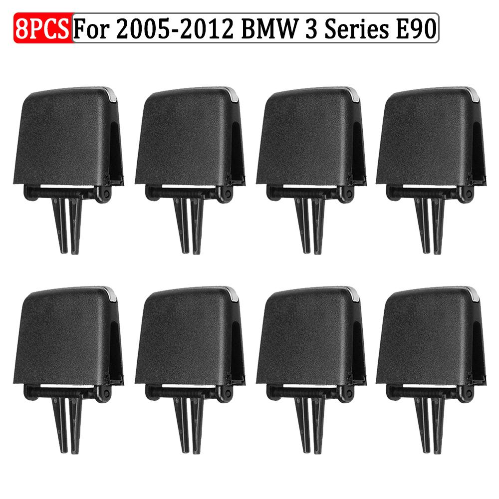 2-10PCS For BMW 3 Series E90 2005-2012 AC Vent Grille Slider Clip Repair Kit Car Front A/C Air Conditioning Vent Outlet Tab Clip