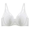 __ Big Chest Display Small Artifact __ Memory Soft Steel Ring Anti Sagging Bra Lace Breathable Mesh Underwear Strong