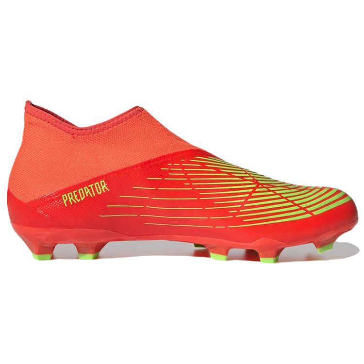 Adidas Predator Edge.3 Laceless FG Game Data Pack Unisex Sneakers Solar-Red Team-Solar-Green Core-Black GW1000