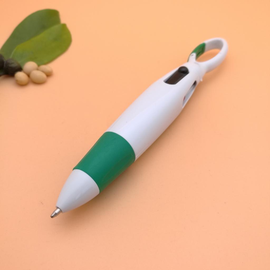 4 Penne a Sfera Retrattili Multicolore Colori Neon con Portachiavi ad Anello per Forniture Ufficio Scuola Studenti Regalo per Bambini