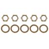 Replacement Guitar Nut and Washer, Nuts for Electric Bass Accessory , Bronze