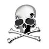 Skull & Crossbones 3D Metal Emblems Waterproof Auto Decal Unique for Autos & Motorbikes Add a Touch of Personality