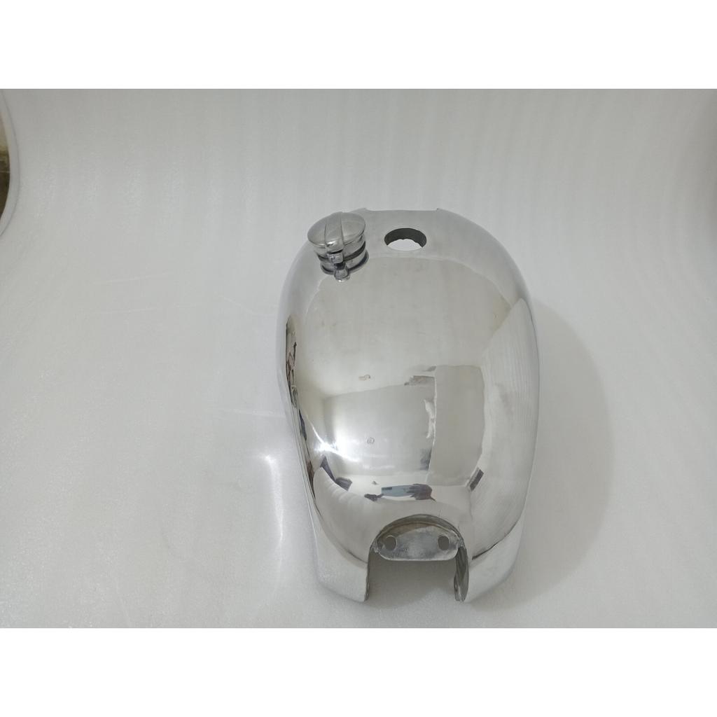 Vincent HRD Petrol Gas Tank With Knee Cushions Ident Chrome Steel |Fit For