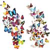Butterfly Magnetic Fridge Sticker Decor Magnet Fridge Decals Decoration Sticker Color Sticker for Wedding Decoration TMZ