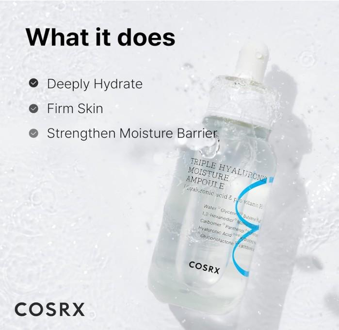 COSRX Hydrium Triple Hyaluronic Moisture Ampule 40ml