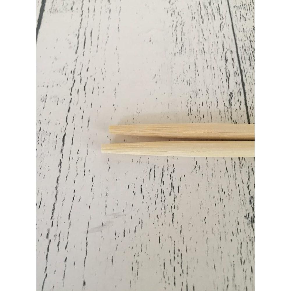 Japanese Product Yamato Bussan Bamboo Disposable Chopsticks with Toothpicks 20cm x 5mm, 100 Pcs