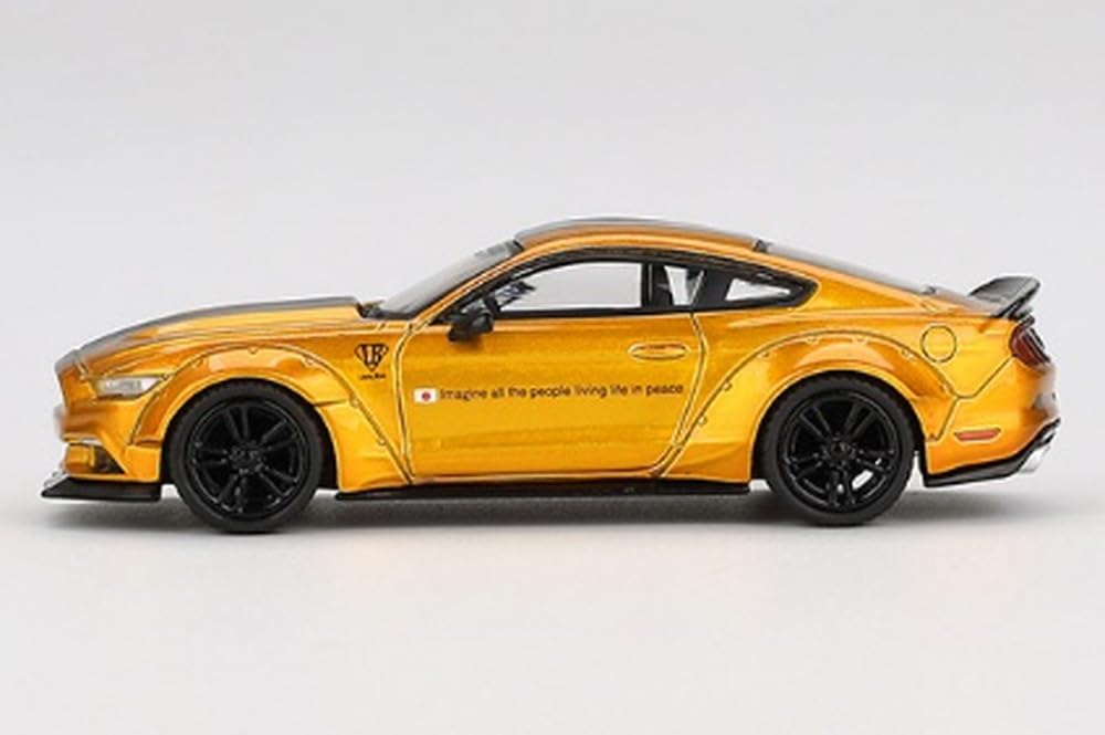 MINI GT Ford Mustang LB Gold Finished Product 1/64 LBWORKS (Left-hand Drive) MGT00847-L