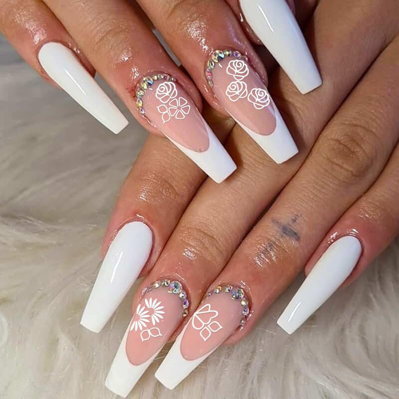 6/10 Stück Nagelkunst Stempelstift Set, Blumen Nagelkunst Stempelwerkzeuge, Nagelkunst Stift Damen Nagelkunst Punktierwerkzeuge