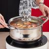 Adneny 304 Stainless Steel 22cm Multi-Function Soup Pot