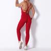 Women's Stitching Solid Color Seamless Yoga Pants Slim Hip-up Yoga Pants