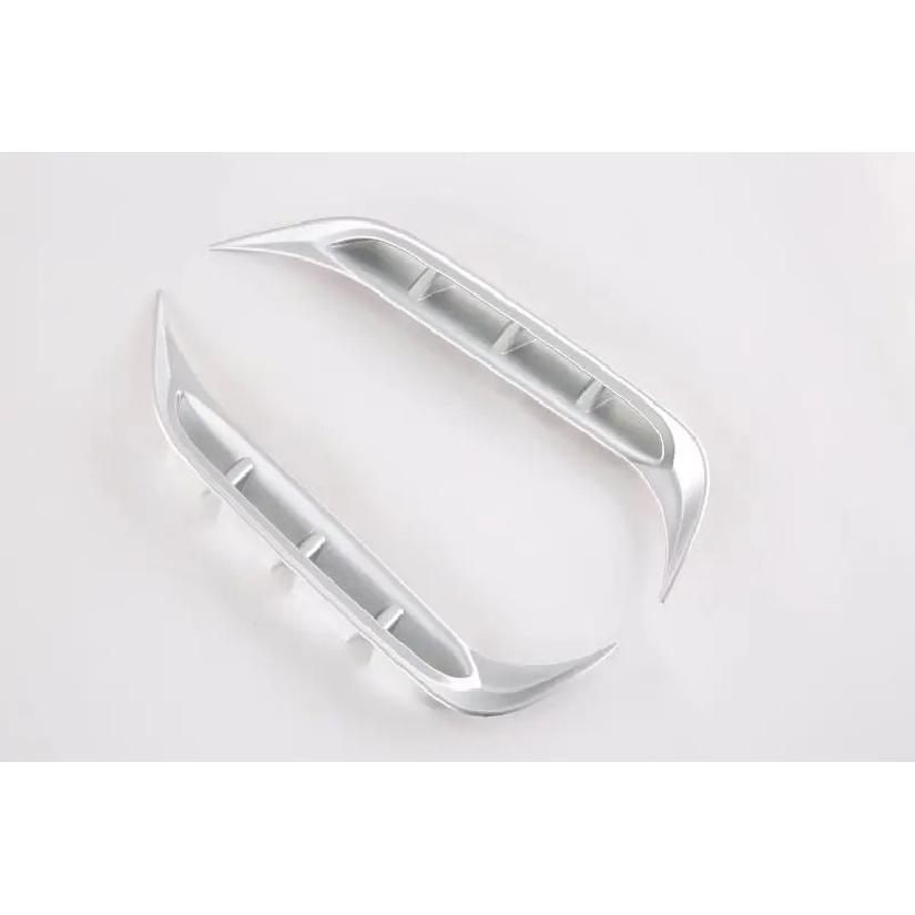 Korea version For Kia Sportage NQ5   Carbon Fiber Style Front Fog Light Lamp Cover Trim Molding Bezel Garnish ABS Chrome