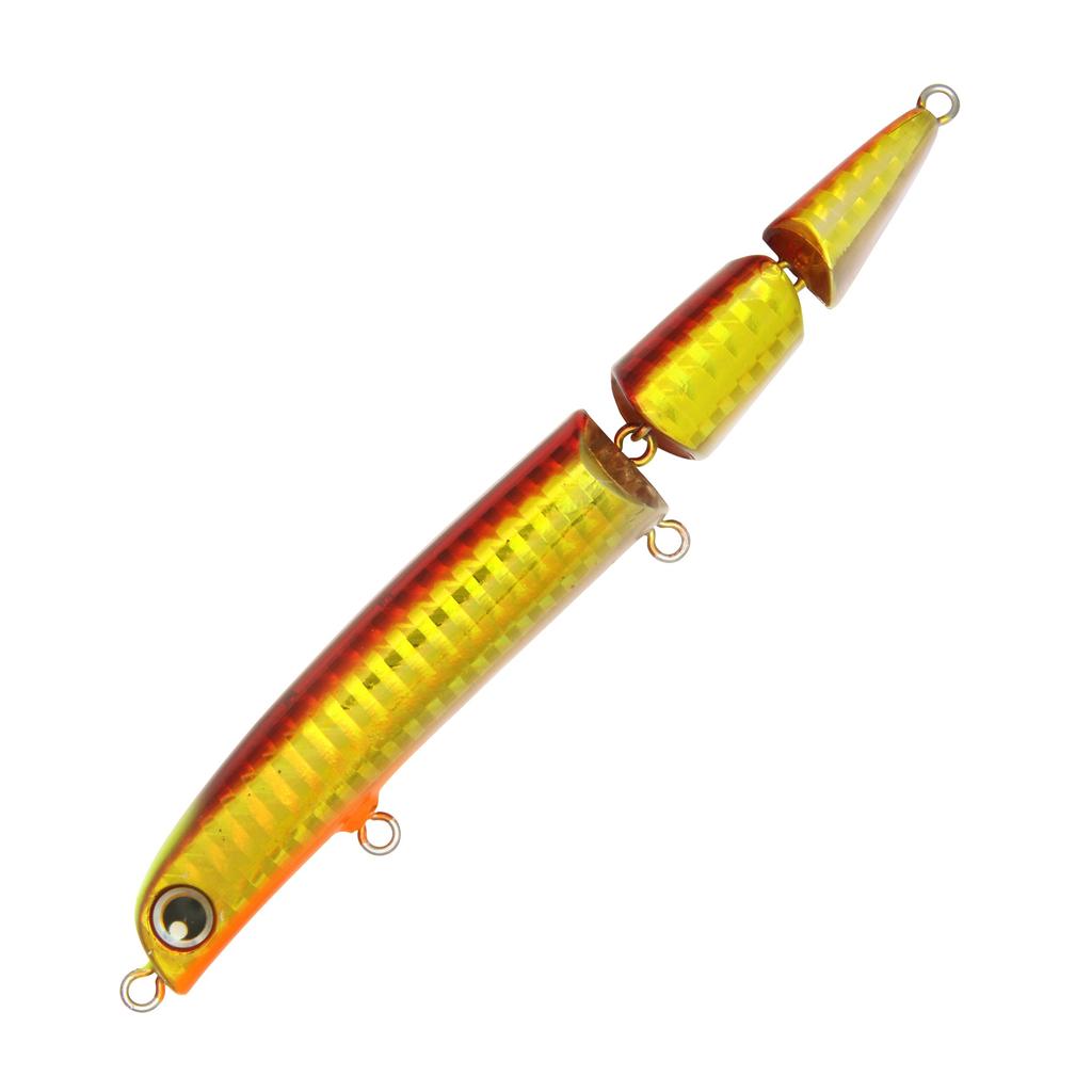LONGIN MEGA PLEX 18g 115mm S104T Gold Red Chart Head OB (Vertical Hollow)
