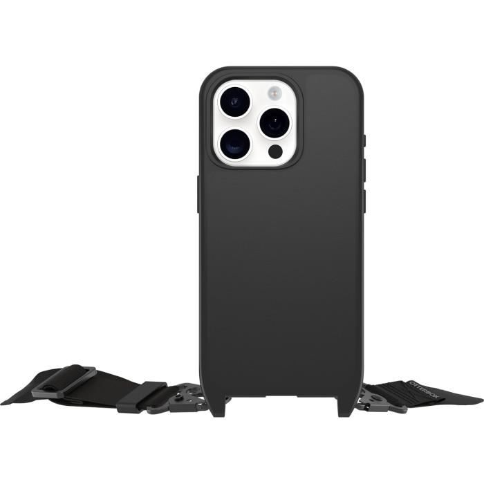 Coque - otterbox - iphone 15 pro - ultrafin - magsafe - lanière détachable