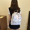 Beautiful butterfly printing casual large-capacity student schoolbag going out for leisure commuting versatile backpack backpack