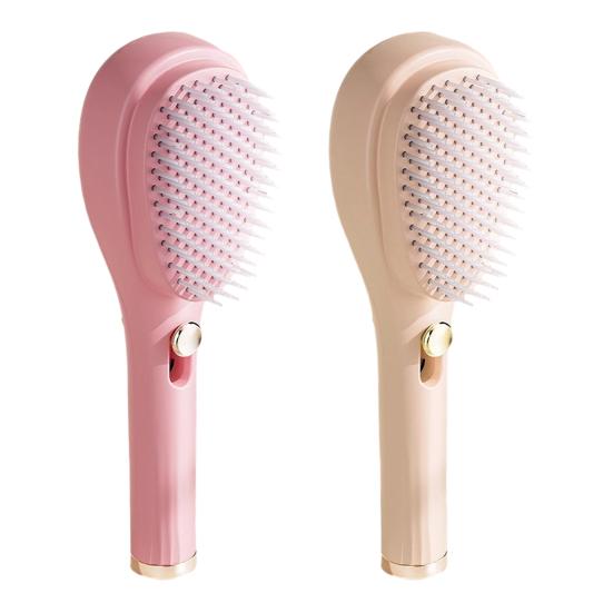 Retractable Self-Cleaning Hair Brush Scalp Massage Anti-static Air Cushion Comb Portable Travel Men Women Hair Detangling Styling Brush