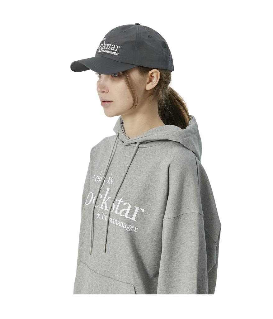 JOEGUSH Rockstar Dog Nylon Cap (Charcoal)