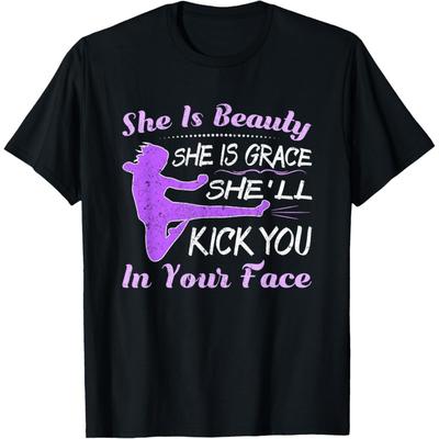 Karate Girl Shirt Funny Tae-Kwon Do T-Shirt