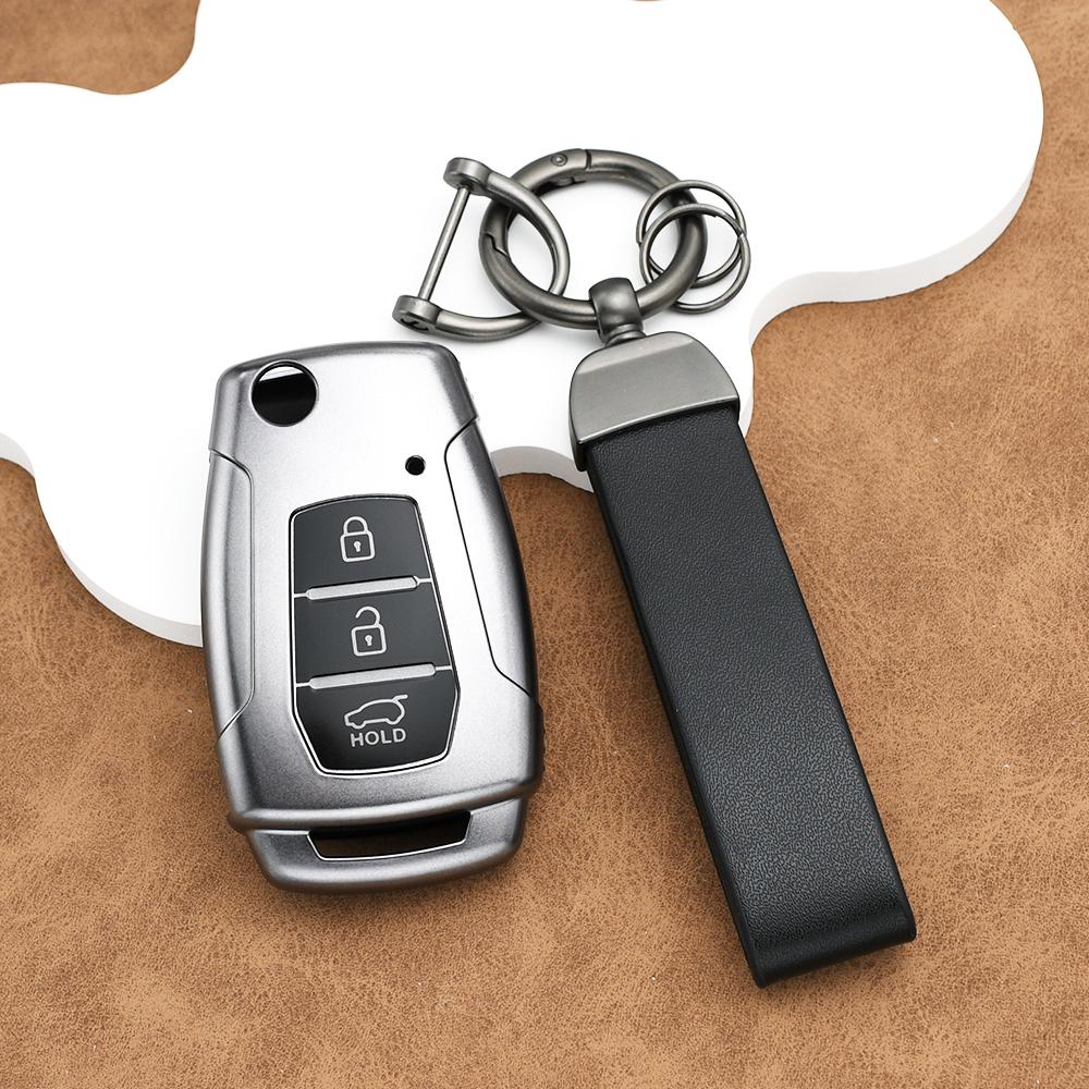 Car Folding Key Case Cover Accessories For Ssangyong Actyon Korando Tivoli Kyron 2 Sanka Tpu Keyless Shell Fob Protector Bag