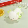 1/4ks Axolotl Mačkací Míček Roztomilá Ryba Relax Kreslený Antistres Mačkací Úleva od Stresu Pomalé Vracení Do Původního Tvaru Pro Dospělé Děti Pružné Hračky