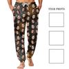 Men's Casual Pajama Pants with Pockets for Halloween Themed Wear