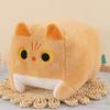 Square Cat Throw Pillow Cushion Cute Cat Doll Floor Seat Pier Tatami Butt Cushion Throwing Doll