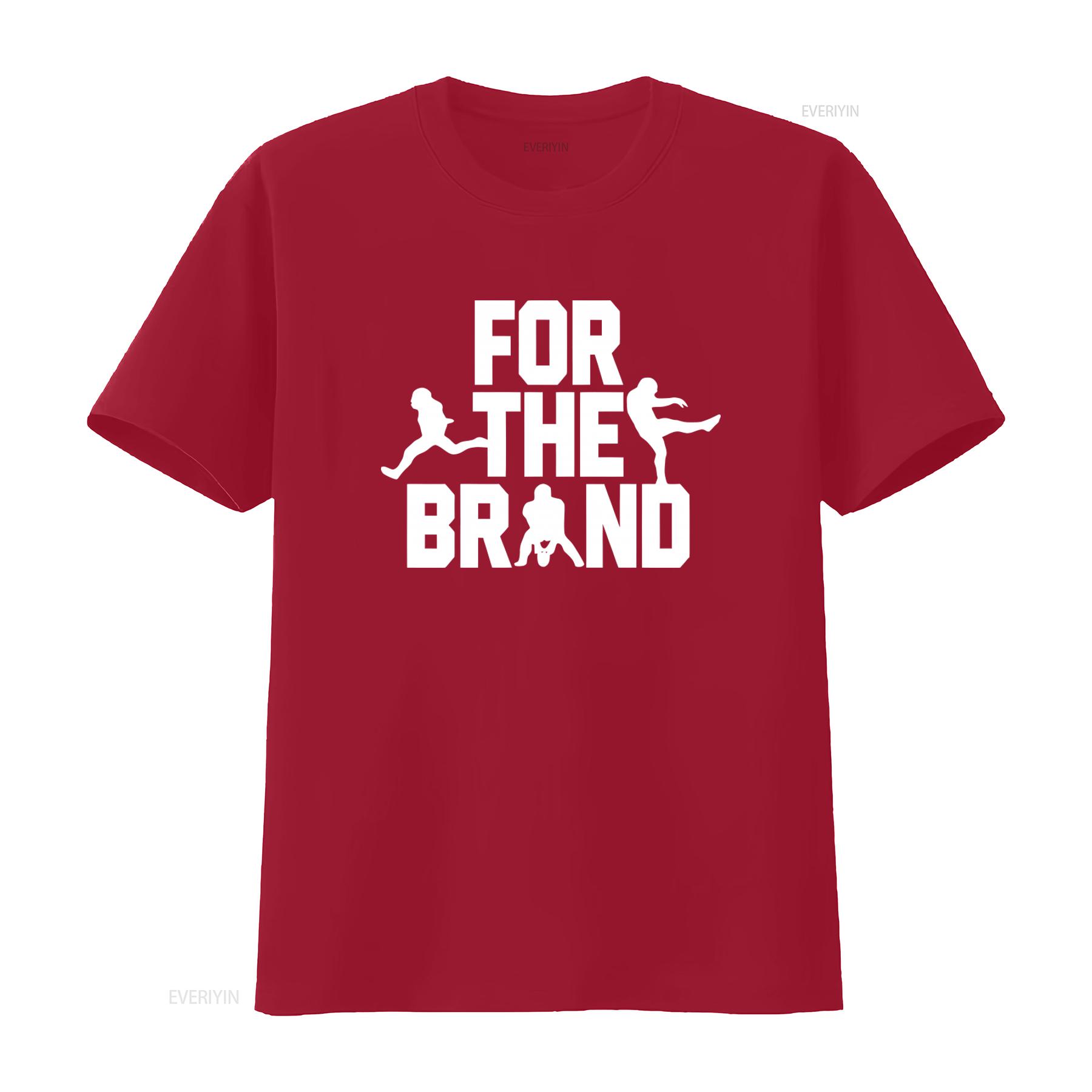 

For The Brand T Shirt Pat Mcafee Sports Gear Mens Fashion vintage Washed fashion Versatile Unisex homme Top For Everyday Wear S