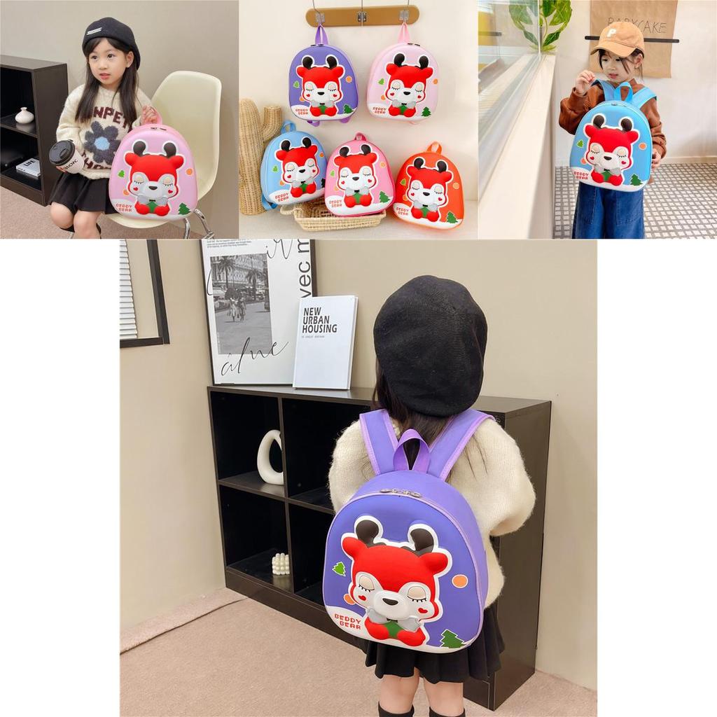Cute 3d Cartoon Backpack For Kids With Lightweight Eva Material For Preschool