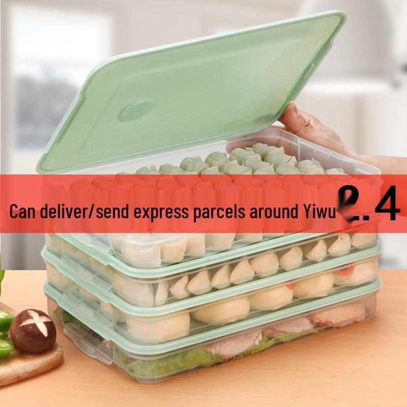 Dumpling Freezer Box - Food-Grade Storage for Fresh-Keeping and Quick-Freeze