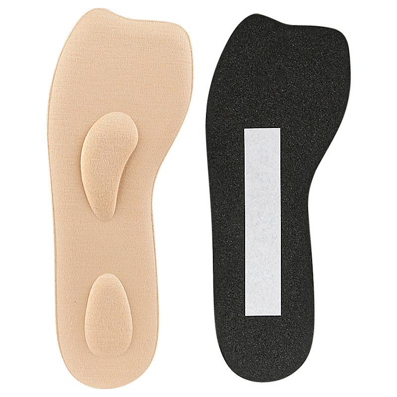 Fish Mouth Sponge Seven-point Pad, High Heels, Single Shoes, Shock-absorbing and Sweat-wicking Mesh Insole, Forefoot Pad, Arch Massage Pad.