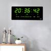 Digital Alarm Clock LED Desk Alarm Clock Large Number Display Bedside Alarm Clock Temperature/Date Display for Bedroom