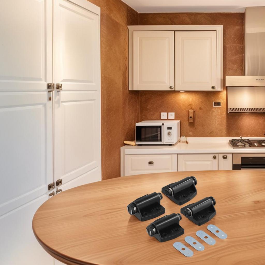 Wardrobes Bathroom Touch Latch Push To Open 4pcs/set ABS