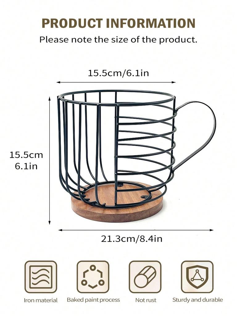 Držáky na kávové kapsle Leeseph na pult, moderní dekorace na kávový košík na kuchyňskou linku, držáky na espresso kapsle, kávové příslušenství