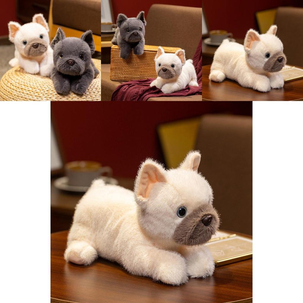 Plush Dog Toy Corgi Bulldog Soft Stuffed Animal For Kids Gift