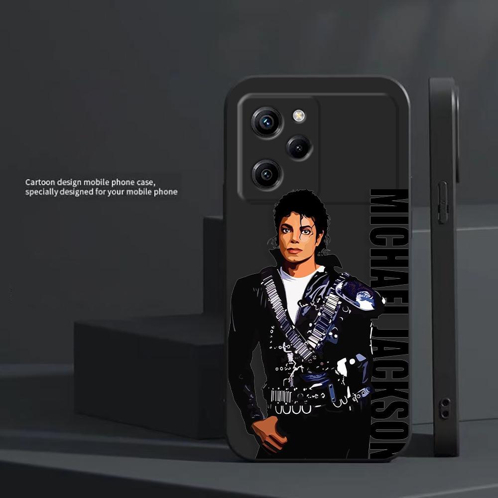 Custodia per Telefono Dancer M-Michael J-Jackson Cover Per Xiaomi 10T 11 12 12T 13 14T POCO F5 F6 M3 M5 X3 X4 X5 PRO 4G 5G Custodia Colorata in TPU