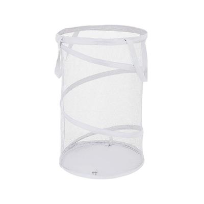 Space Saving Foldable Laundry Basket with Breathable Mesh Sides for Small Apartments Nurseries and Laundry Rooms