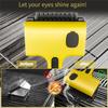 Wireless Electric Barbecue Grill Cleaning Brush, Household Kitchen Tile Cleaning Brush Replaceable Brush Heads